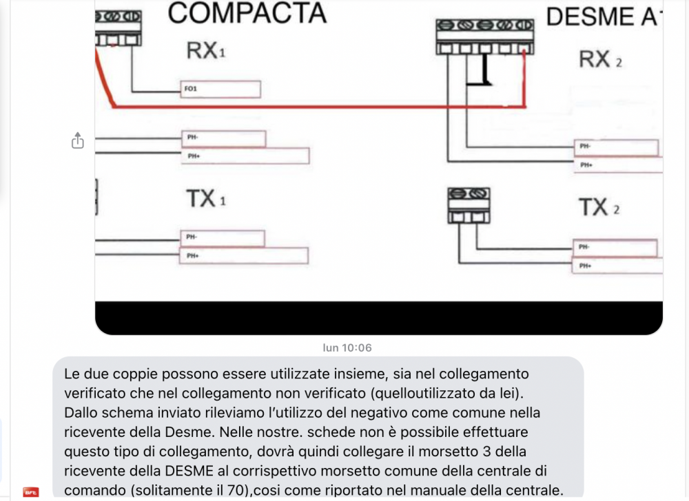 Schemi Elettrici Bft Cancelli Schemi Di Collegamento Cancello SCS1 Sentinel con fotocellule BFT (Desme A15) - Cancelli