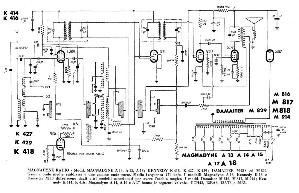 Magnadyne A13 Kennedy K418 Damaiter M818.jpg