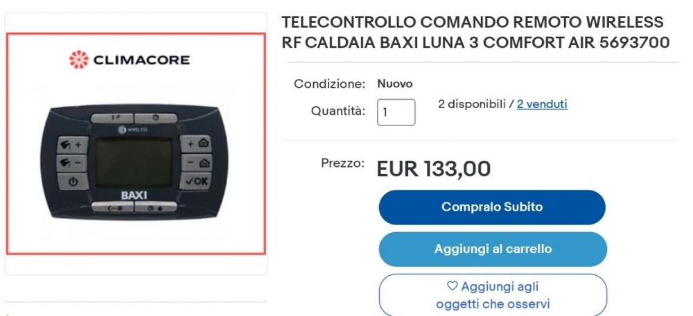 caldaia baxi luna 3 manuale