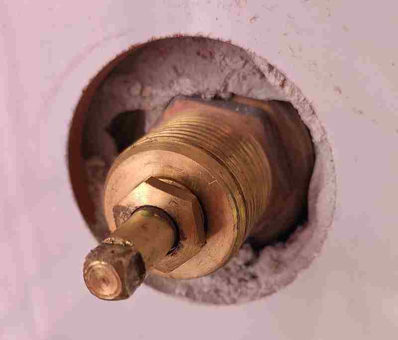 Manopola Valvola A Sfera Rossa In Ferro – Rubinetto Acqua Giardino, Bagno, Cucina