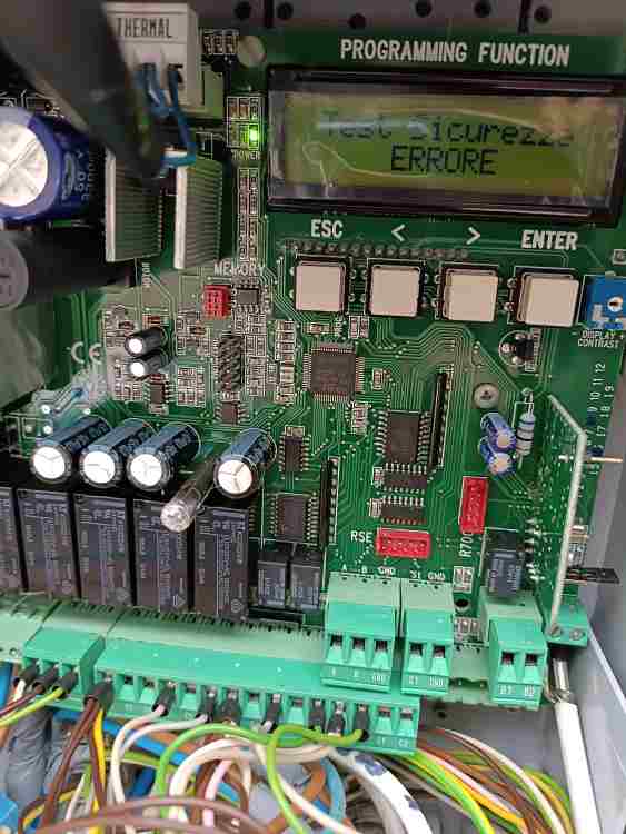 Blocco chiusura cancello Came errore "C1" Cancelli elettrici PLC Forum
