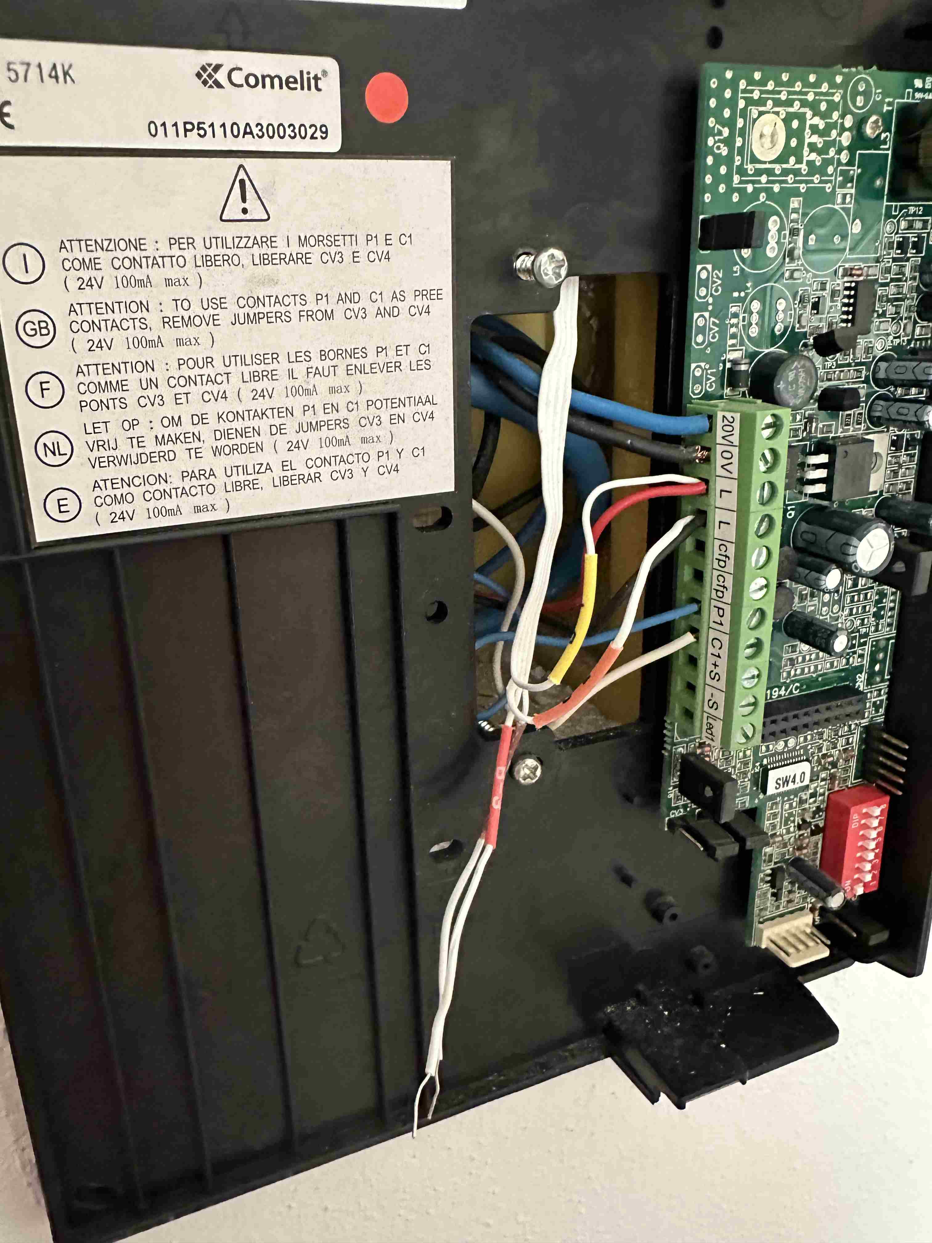 Bpt Vse/301.01 Selettore Per Impianto Intercomunicante - 230V, Componente Elettrico Di Qualità Per Citofonia