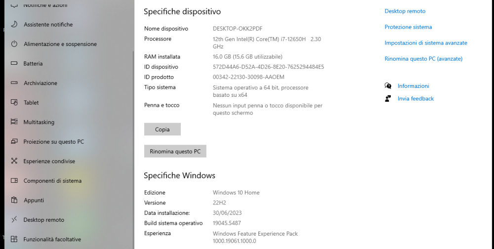 Info Sistema PC Asus Non Funzionante con VM.png